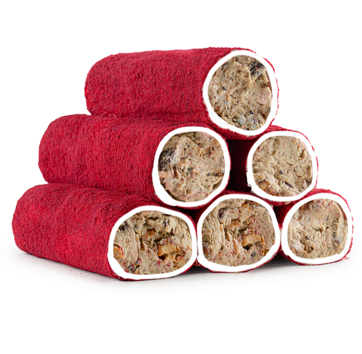 Purple Coated Turkish Delight With Almond Filling