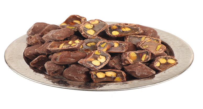 Double Chocolate Coated Honey Flavored Pistachio Delight