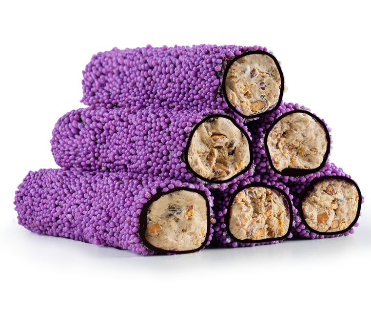 Purple Exploded Almond Filled Wrap