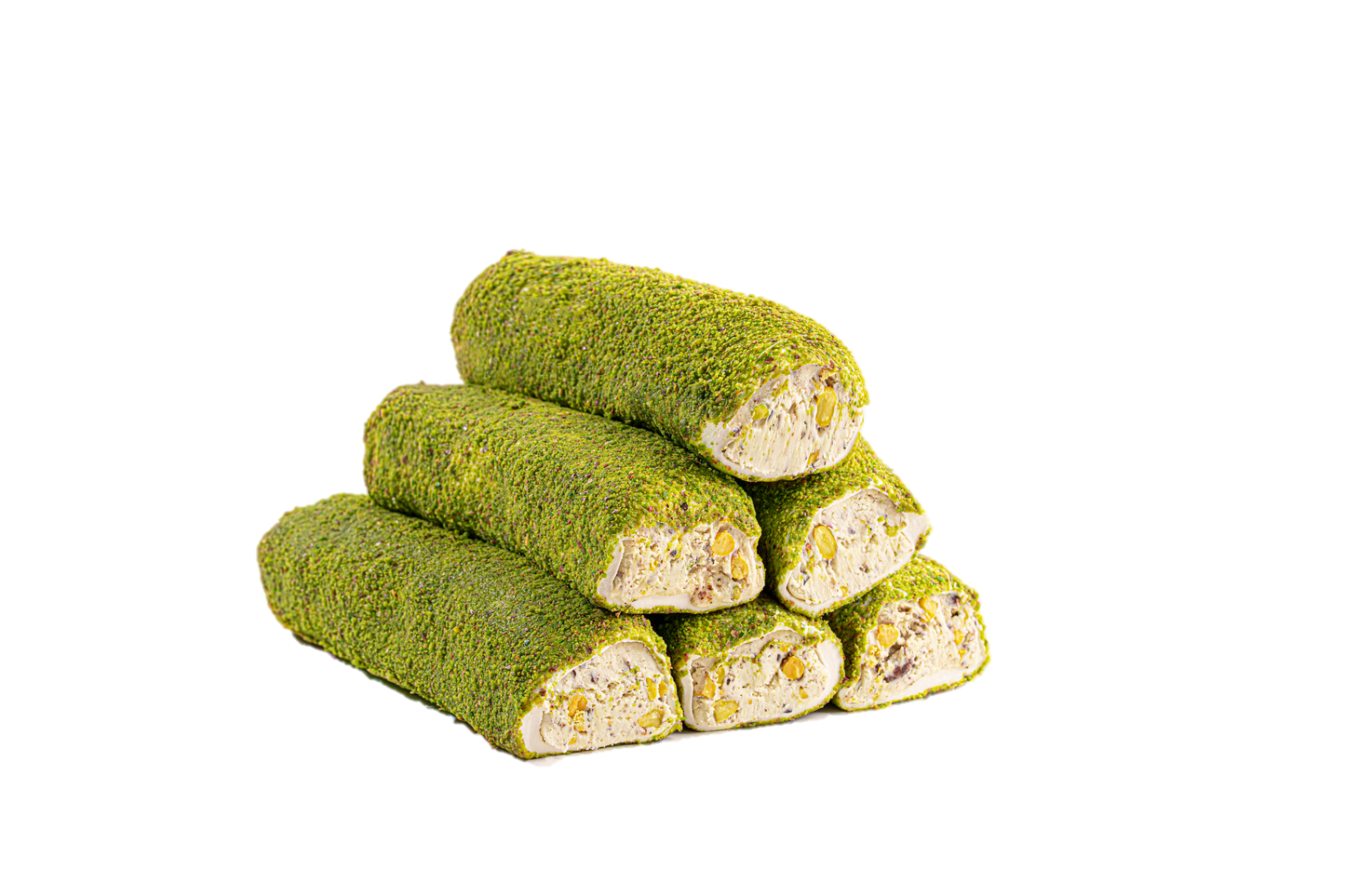 Wrap With Powdered Pistachio Cream