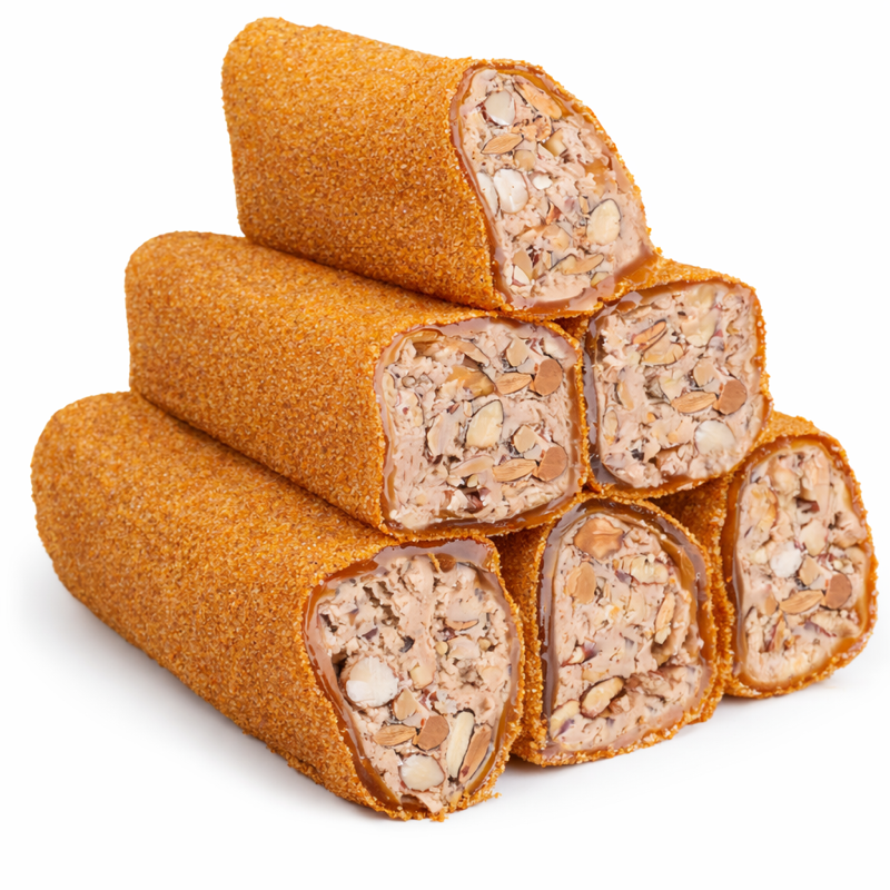 Banana Crisp Almond Stuffed Wrap Kiwi Gevrekli Almond Dolgulu Roll