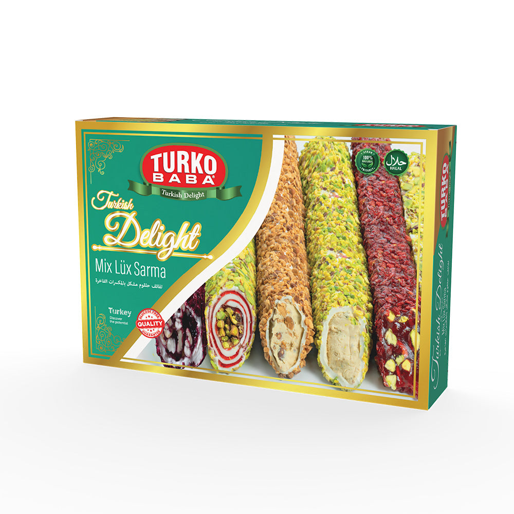 Turkish Delight Classic Luxury Mixed Package Turkish Delight Box 225 Gr