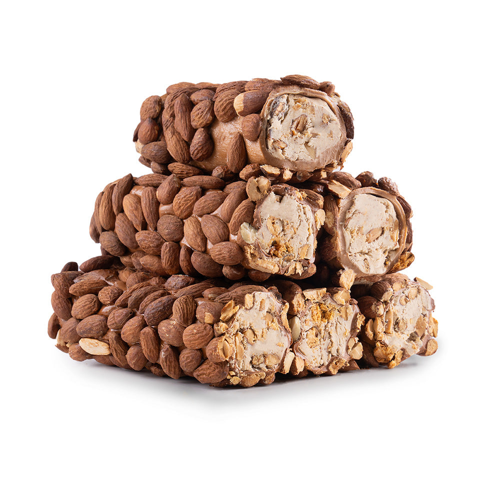 Turkish Delight Almond Filling Coated With Whole Almonds