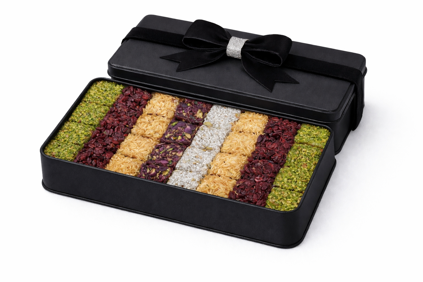 Signature Ramadan Gift Black with Silver Bow