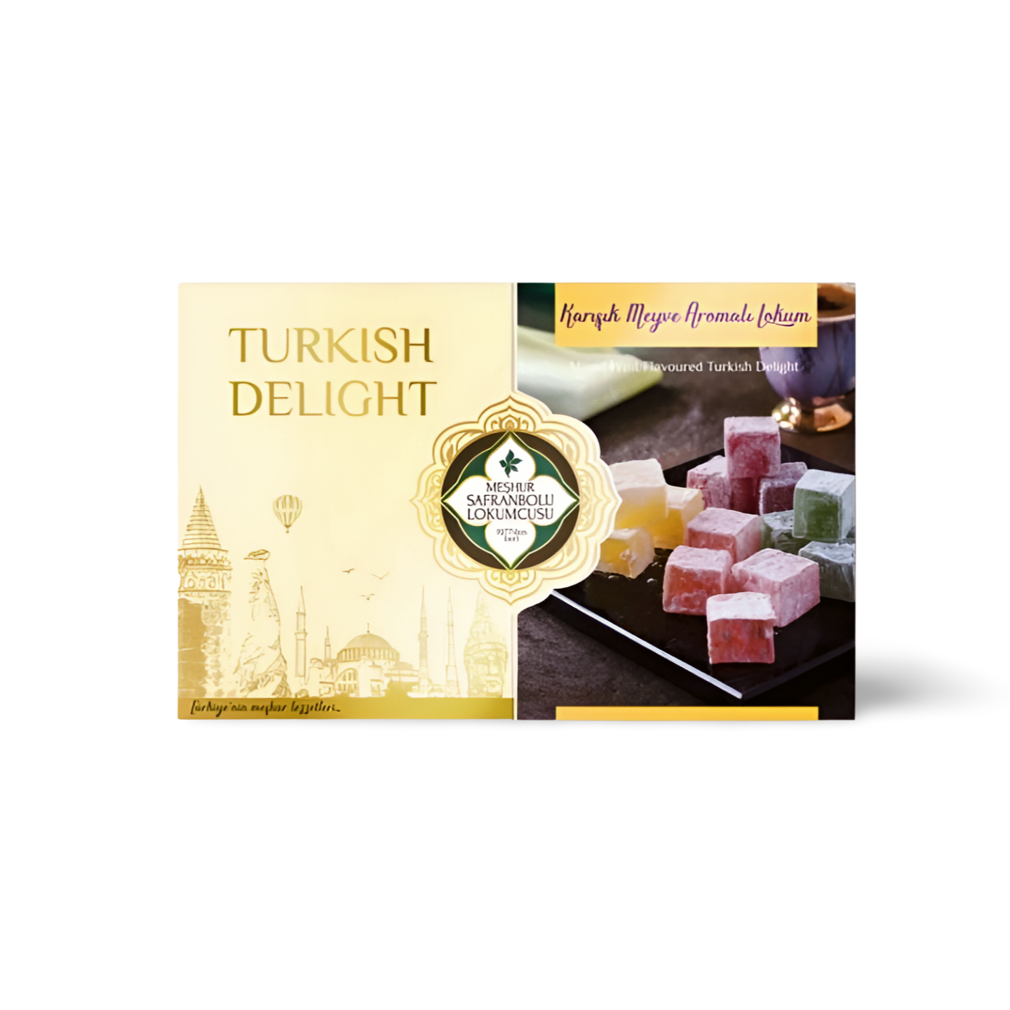 Safran Mixed Fruit Flavored Turkish Delight 400 GR