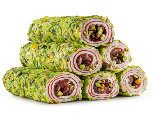 Sultan Stuffed With Milk, Pomegranate And Pistachios Siyah Beyaz Turkish Delight
