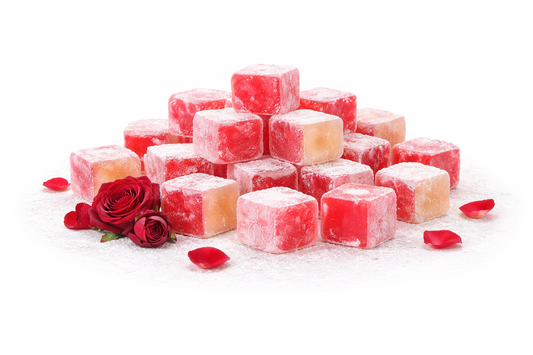 Turkish Delight Rose Flavored Turki̇sh Deli̇ght Box 155 Gr