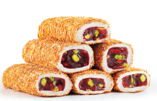 Kadayif Milk Pomegranate And Pistachio Wrap