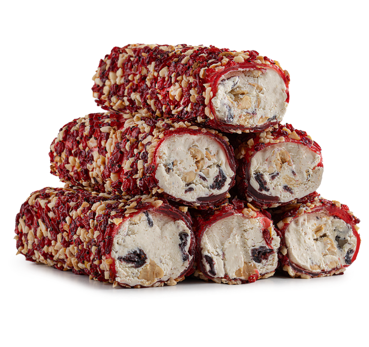 Wrapturkish Delight With Barberries And Rice Hazelnut Filling With Hazelnut