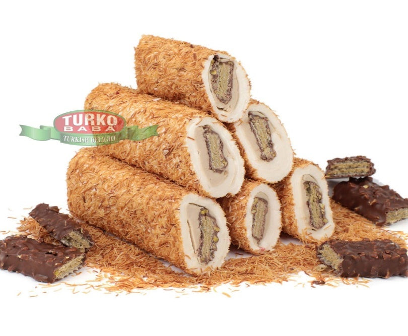 Roll With Kadayif Milk & Wafer Cream