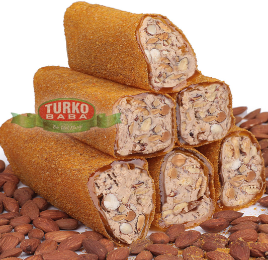 Banana Crisp Almond Stuffed Wrap Kiwi Gevrekli Almond Dolgulu Roll