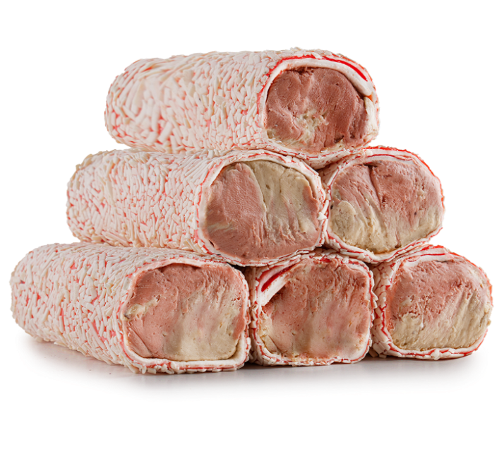 Milky Strawberry Hazelnut Cream Filled Roll