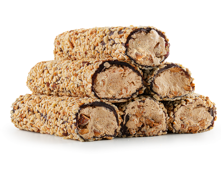 Rice With Hazelnut And Blackberry Filled With Almond