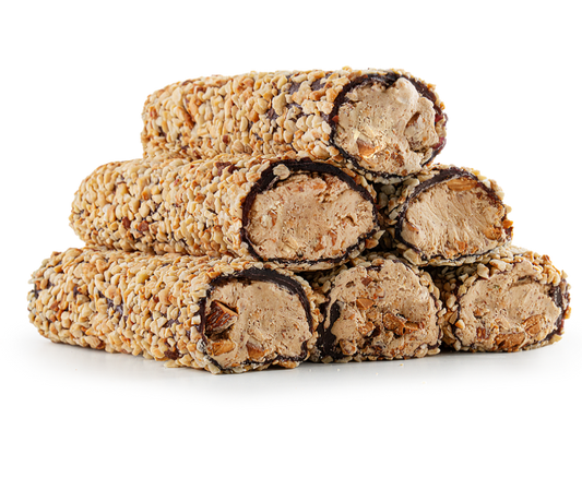 Rice With Hazelnut And Blackberry Filled With Almond