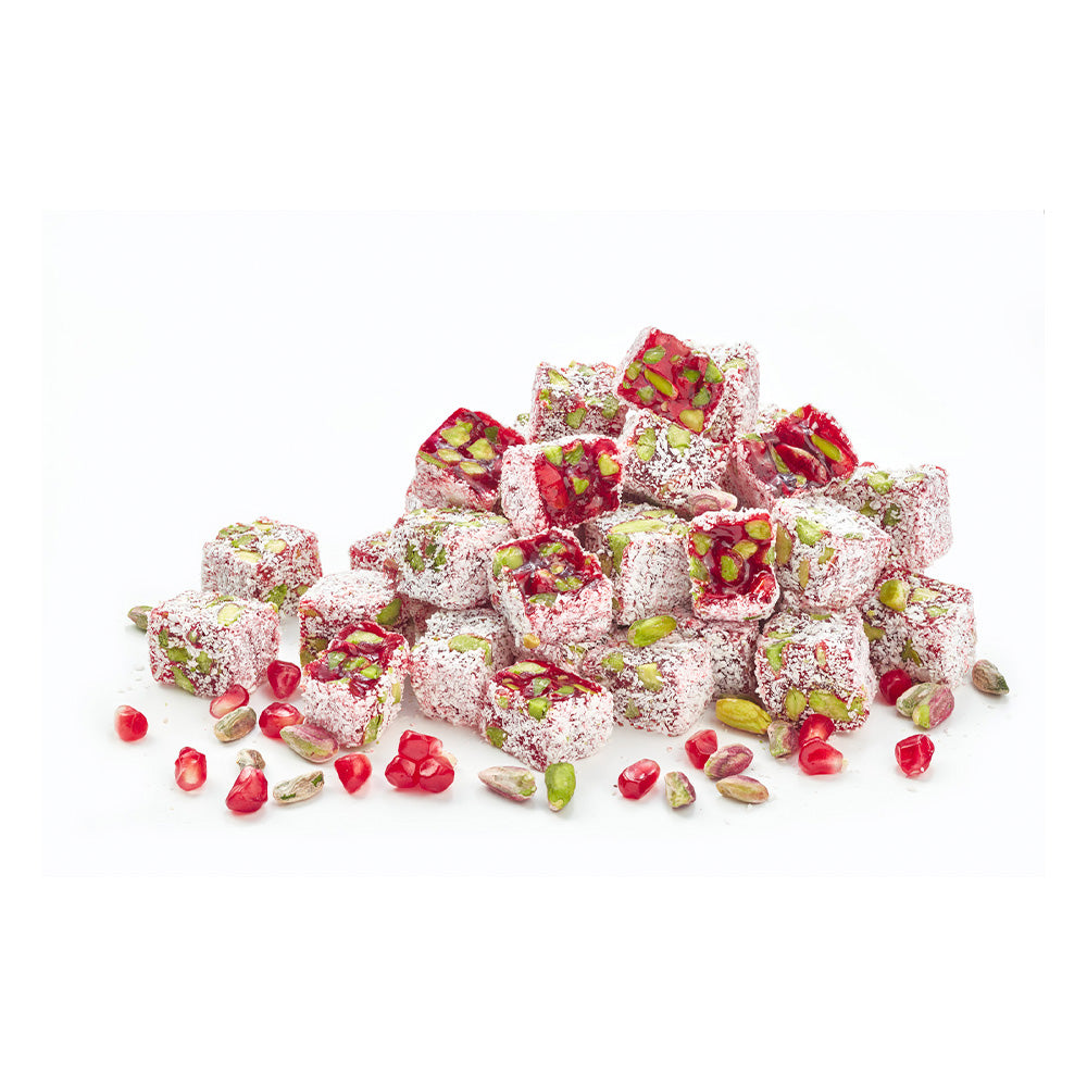Coconut Double With Pomegrane And Pistachio