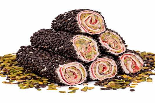 Miray Rolled Turkish Delight Coated With Chocolate Drops