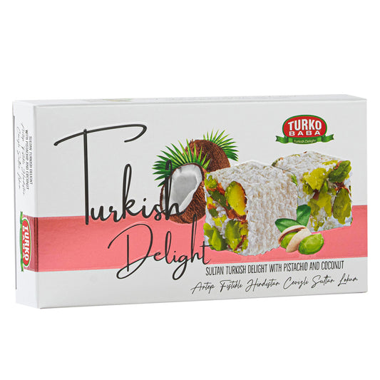 Turkish Delight Pistachio Sultan Turkish Delight Box 155 Gr