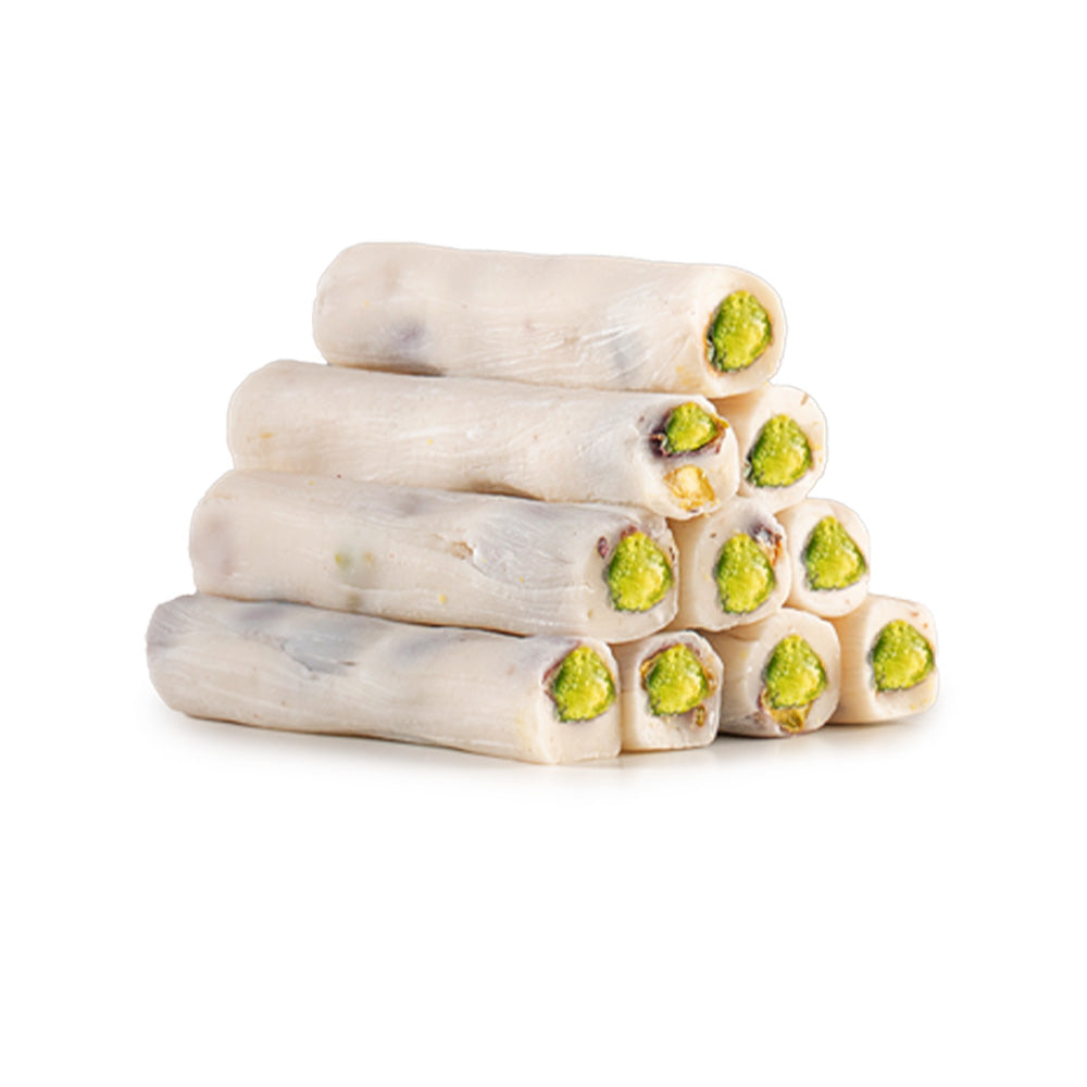 Milk Cream With Pistachio Roll
